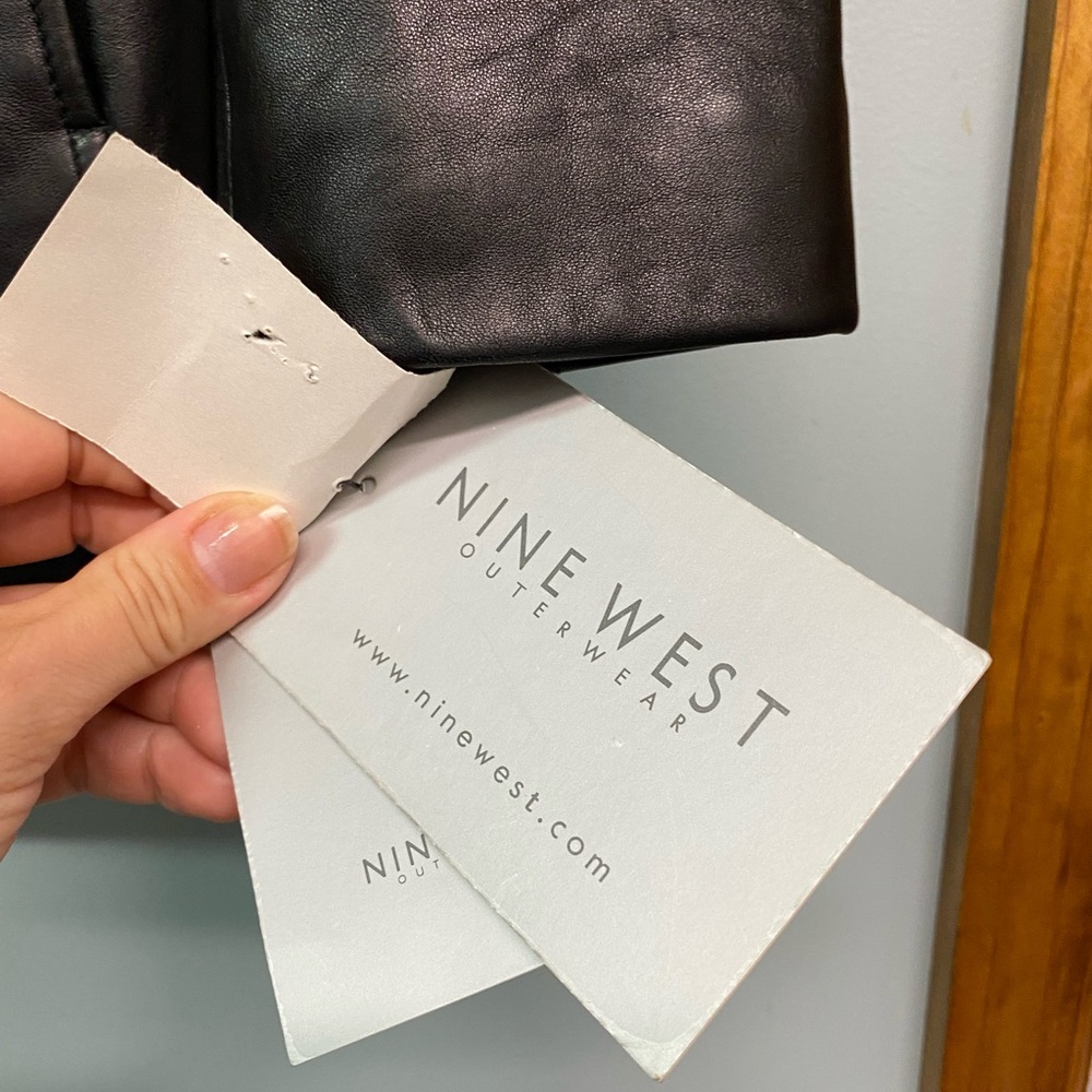 Nine West leather jacket NEW.